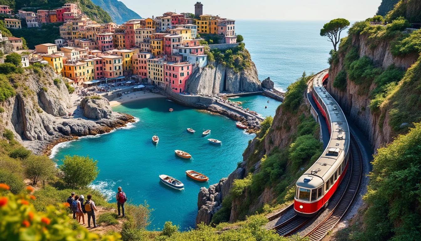 explorez les cinque terre en italie avec notre guide complet : découvrez les charmants villages, itinéraires de randonnée, carte interactive et conseils pour un voyage en train inoubliable.