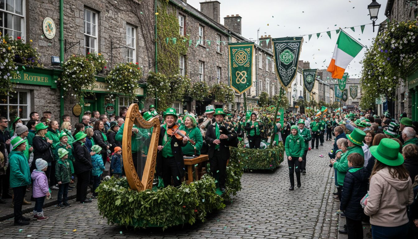 découvrez la saint-patrick, une fête traditionnelle incontournable en irlande, célébrant la culture et le patrimoine irlandais avec des défilés, de la musique et des festivités nationales.