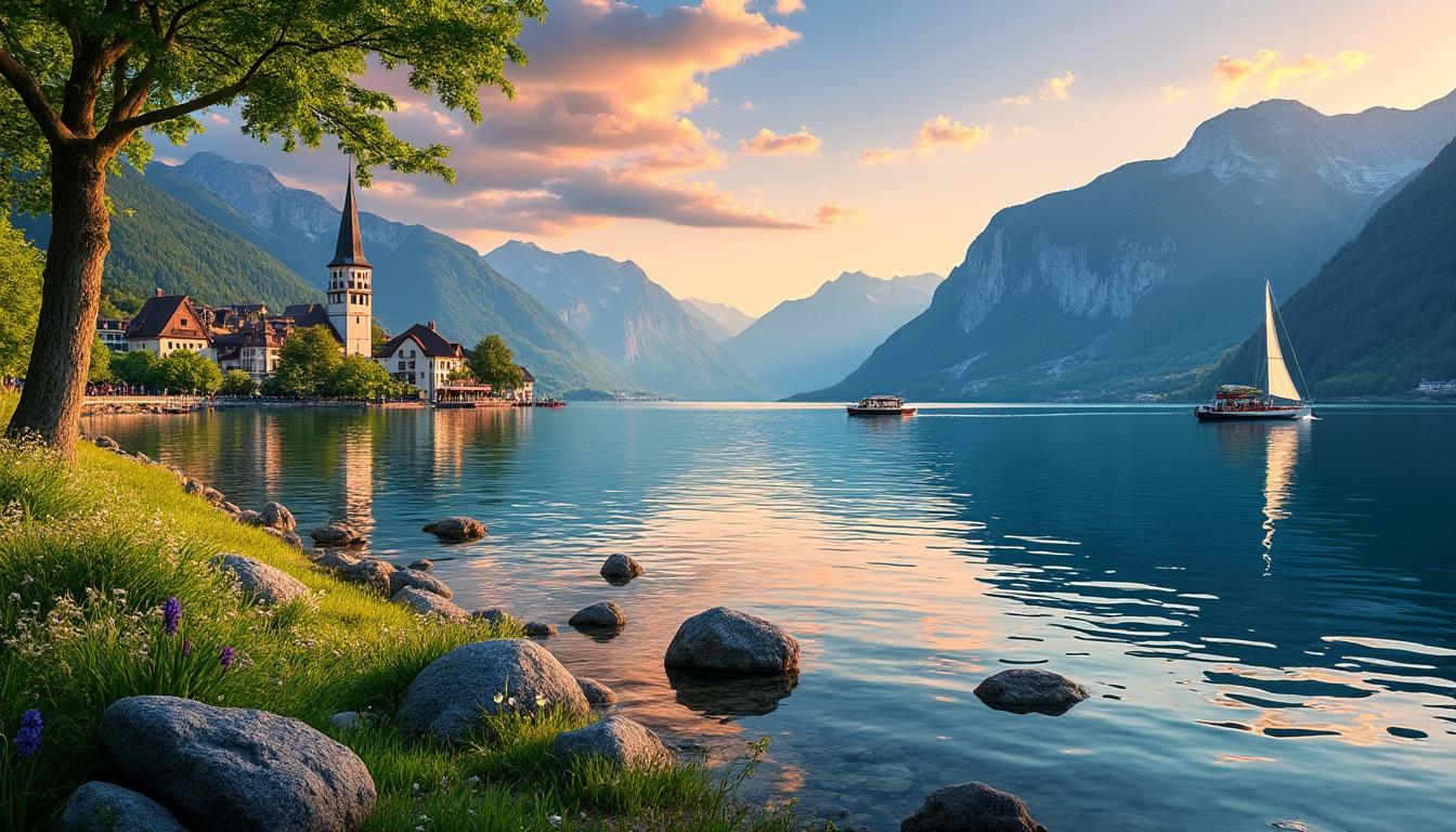 découvrez le lac léman avec notre guide complet : profitez d'une carte interactive et explorez les villes incontournables aux alentours pour une expérience inoubliable.