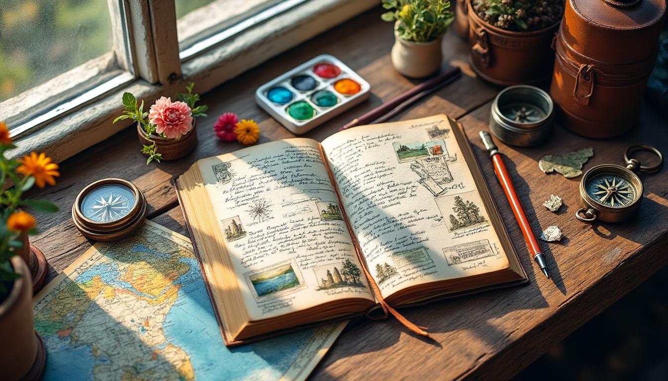 découvrez nos carnets de voyage pour puiser inspiration, explorer différents styles d'écriture et enrichir vos pratiques de récit de voyage.
